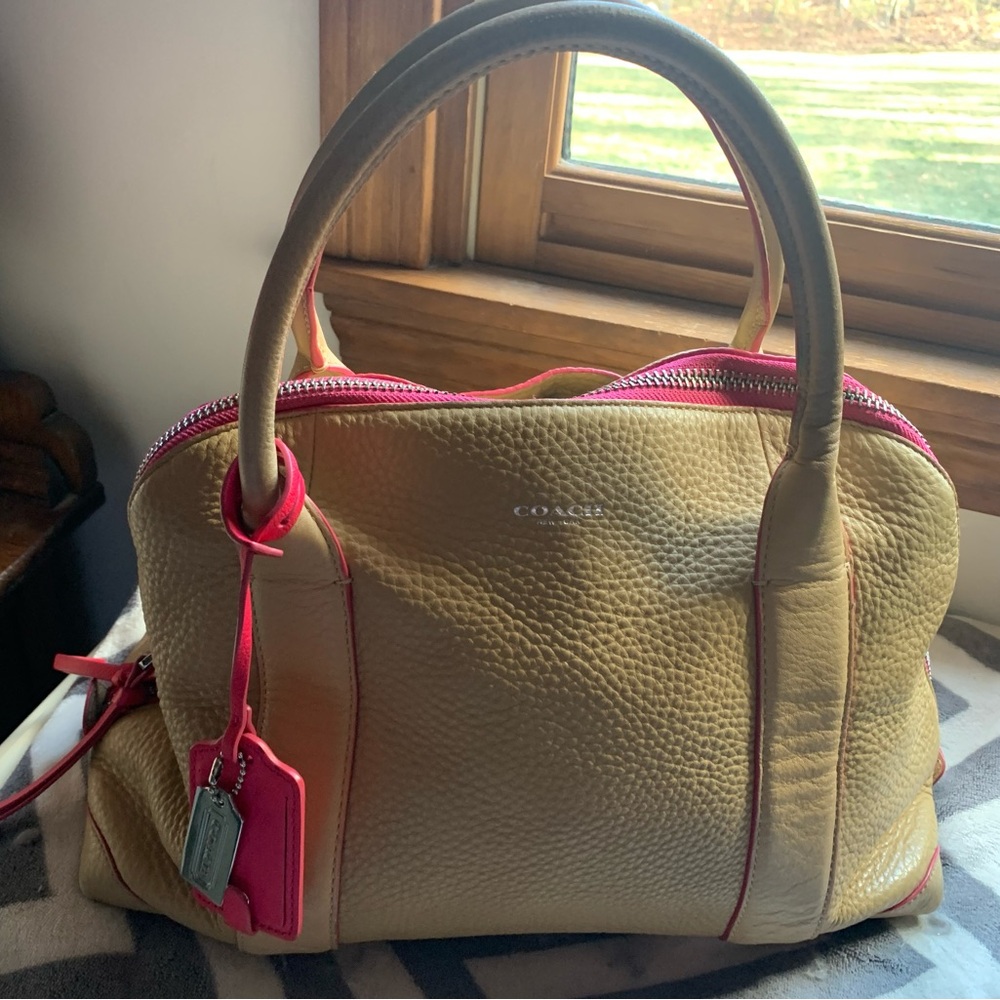 Coach Bleecker Preston Satchel In Edgepaint Leather.
